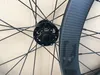 700C disc brake carbon wheels 50mm Clincher Tubular Disc bike wheelset 25mm width Bicycle carbon wheel 3K matte finsh