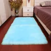 Wool-like floor mat for mats artificial rug sheepskin carpet rugs