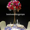 Nieuwe stijl bruiloft bruid en bruidegom tafeldecoratie Gold Stander voor Event Decor Best0855