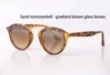 Новое прибыло 4257 Cat Eyes Sunglasses Club Club Round Vintage Designer Мужчины Женские солнцезащитные очки UV400 Стеклянная линза с розничной торговлей ACC7510792