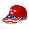Donald Trump 2020 Baseball Cap 11styles Gör Amerika Bra igen Hat Star Stripe USA Flagga Camouflage Sport Cap LJJA2850