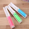 300st Creative Mini Multicolor Portable Tvättbar Lint Dusthår Remover Cloth Sticky Roller Borste Återvinningsbar elektrostatisk vikning