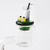 25mm OD Universal Colored Glass UFO Carb Cap dome for Quartz banger Nails glass water pipes dab oil rigs glass bong smoke accessory