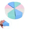 8pcslot Candy Color Triangle Shaped Makeup Sponge Soft Magic Face Cleaning Cosmetic Puff Cleansing Wash Face Makeup3416573