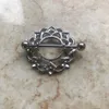 Tribal Shield Tepel Ring 316L Chirurgisch Staal Barbell Tepel Sieraden Neus Piercing