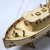 Wooden Sailing Boat Building Kits Ship Model Wooden Sailboat Toys Harvey Sailing Model Assembled Wooden Kit DIY Decoration Toy Y191840562