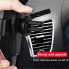Gravity Car Holders Telefongrepp i bilfästen Luftventilklipp stöder ingen magnetisk mobiltelefonhållare Cell står för iPhone Samsung S10e
