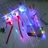 LED Bobo Light Up Toys Party Hand Ball Ball Ball Glaxy Magic Wand Christmas Party Sticks Toy