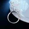 2019 neue Mode Silber Krone Form Strass Kristall Ringe Frauen Mädchen Hochzeit Braut Party Ring Schmuck