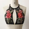 Women Sexy Crop Lace Embroidered Floral Hollow Out Bustier Unpadded Bra Cropped Feminino Tops New8973389