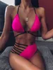 Traje de baño para mujer para mujer empalme leopardo traje de baño alta cintura bikini hembra dos piezas conjunto sexy recorte bañarse baño traje asimétrico nadar