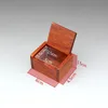 Retro liten träförvaring Box Rosewood Smycken Treasure Pearl Wooden Case Vintage Organizer Snabb leverans ZC0954