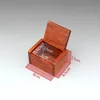 Retro liten träförvaring Box Rosewood Smycken Treasure Pearl Wooden Case Vintage Organizer Snabb leverans ZC0954