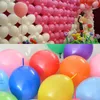 12 inç bağlantı balonları düğün dekorasyonları büyük boy kuyruk balon etkinlik parti malzemeleri 100pcs paketi Whole3148