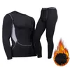 Sous-vêtement thermique polaire tactique pour hommes sueur séchage rapide sous-vêtement thermique hommes respirant élasticité Long Johns hauts pantalons ensemble