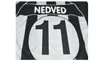 00-03 JUV Home stampa a caldo set di nomi di calcio # 11 NEDVED BUFFON adesivi per timbratura del giocatore stampati numerazione lettere di calcio