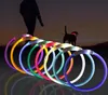 The latest smart LED pet luminous collar USB charging collar Teddy luminous neck sleeve small and medium large dogs cats pet supplies