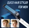 Epack Electric Hair Comb Curling Iron Straightener Curler Men Hair Styling Combs Barber Hairdressing Curling Straight Hair Brush