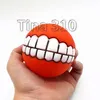 6 tipi di giocattoli per animali domestici di diversi colori 7,5 cm smalto per denti vocali palla per addestramento del cane palla giocattolo per cani T3I5215