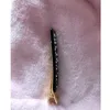 Frauen Buchstabe G Haarspange Bling Bling Strass Buchstaben Haarspangen Schwarz Braun Berühmte Haar Accessores Neue Ankunft