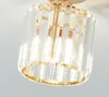 Crystal LED Ceiling Light E27 85-265V Modern Crystal Lamp for Hallway Corridor Asile Light Chandeliers Ceiling Light