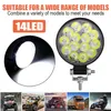 42W 48W LED Lampe de travail Projecteur Lampe de conduite, Jeep, Tout-terrain, 4wd, 4x4, Rail de sable, VTT, Moto, Dirt Bike, Bus, Remorque, Camion