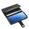 Läder Tri-Fold Flip Cover för Samsung Galaxy S10 S9 Note 10 Plus Card Pocket Kickstand Magnetic Table Protective Back Shell för Samsun