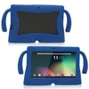 Kinderkarton Zachte Siliconen Siliconen Case Beschermende Cover Rubber met Handvat voor 7 "Q88 A13 A23 A33 Tablet PC Mid Kleurrijk