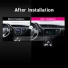 GPS 라디오 8 인치 안드로이드 자동차 비디오 내비게이션 시스템 Toyota Corolla 2017-2019와 Bluetooth 백미어 카메라 USB Wi-Fi