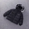 Girl Girl Girl Clothes Boys Down Jackets Kids With Furt Spesse cappotti con cappuccio per neonati ragazze da neve per bambini abiti per bambini