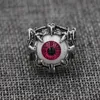 Mannen vintage draak klauw kwade oog schedel ring imiteren roestvrij staal biker ringen duivel oogbol Halloween partij rekwisieten mannelijke sieraden 6 stijl