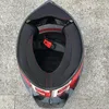 شوي X14 93 ماركيز أحمر النمل خوذة أسود لامع كامل الوجه خوذة دراجة نارية على الطرق الوعرة سباقات خوذة خوذة-NOT-أصلي