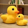 Géant doux dessin animé canard en peluche gros peluche canard poupée oreiller pour enfants fille cadeau déco 39 pouces 100 cm DY507382644244