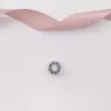 Andy Jewel 925 Sterling Silver Beads Blue Sparkle Flower Charm سحر يناسب أساور المجوهرات الأوروبية على طراز Pandora 797851NMB