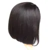 Wigs corto Bob Wigs Brasiliana Front Human Hair Parrucche di pizzo naturale Dritti Frontale Parrucche da biasime