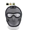 Outdoor Tactical Airsoft Mask Shooting Protection Gear V4 Metal Steel Wire Mesh Full Face Fencing NO03-007