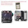 Freeshipping Wristband WiFi Attack / Control / Test Tool ESP-07 1.3OLED 600MAH Batteri RGB LED Nej PB ESP8266 Development Board