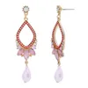 Gros- diamants balancent boucles d'oreilles femmes fille goutte d'eau losange lustre oreille gouttes palais rétro style bohème bijoux livraison gratuite