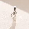 925 Sterling Zilveren Hart Hanger Trouwringen Originele Doos voor Pandora Hartvormige Hangslot Ring Vrouwen luxe designer ring Set