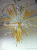 100% выдувное стекло Стиль люстры Современные LED Подвесной Glass Art Decor подвесные светильники с светодиодные лампы