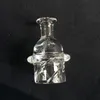 Nouveau Quartz Banger Nail Pipes avec filature Carb Cap et Terp Pearl Femelle Mâle 10mm 14mm 18mm Joint 90 Degrés Pour Bangs En Verre