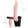 Multi-Speed ​​Vibring Strapon Dildo Double Strap Ons Dildo Vibrator med Anal Dildo Strap-Ons Penis Lesbiska Par Sexprodukter Cy200520