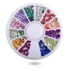 Wiel 240 stks Hartontwerp 3mm Nail Art Rhinestones Gems Acryl Tips Decoratie