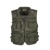 Men's Summer Pro Journalist Photographer Studio Work Multifunctional Vest Tactical Vest Coat Fashion Mesh Work Sleeveless Jacket