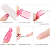 10 sztuk Plastikowy Nail Art Soak Off Cap Clip UV Gel Polski Remover Wrap Narzędzie Nail Art Wskazówki do palców Narzędzia do usuwania Narzędzia