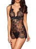 S M L XL Sexy femmes Lingerie chemises de nuit femme chemise de nuit déshabillé en dentelle SFW316