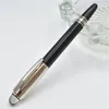 Hochwertiger schwarzer Tintenroller / Kugelschreiber mit Kristallkopf, Schule, Büro, Schreibwaren, Mode, zum Schreiben von Tintenstiften, Geschenk