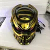 Motorcycle Helmet Flexible Strip Lighting Full Face DOT Fiberglass High Quality Casco Moto Depredador Colorful Lens6775391