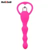 Mwoiiowm anale vibrator G-spot stimuleert anale kralen vibrerende massager butt plug masturbatie volwassen seksspeeltjes voor vrouwen mannen erotics speelgoed