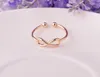 Fashion Infinity Open Ring for Women Girls Trendy Engagement Stylish Jewelry Silver Gold Color Elegant Ladies Rings AR 6